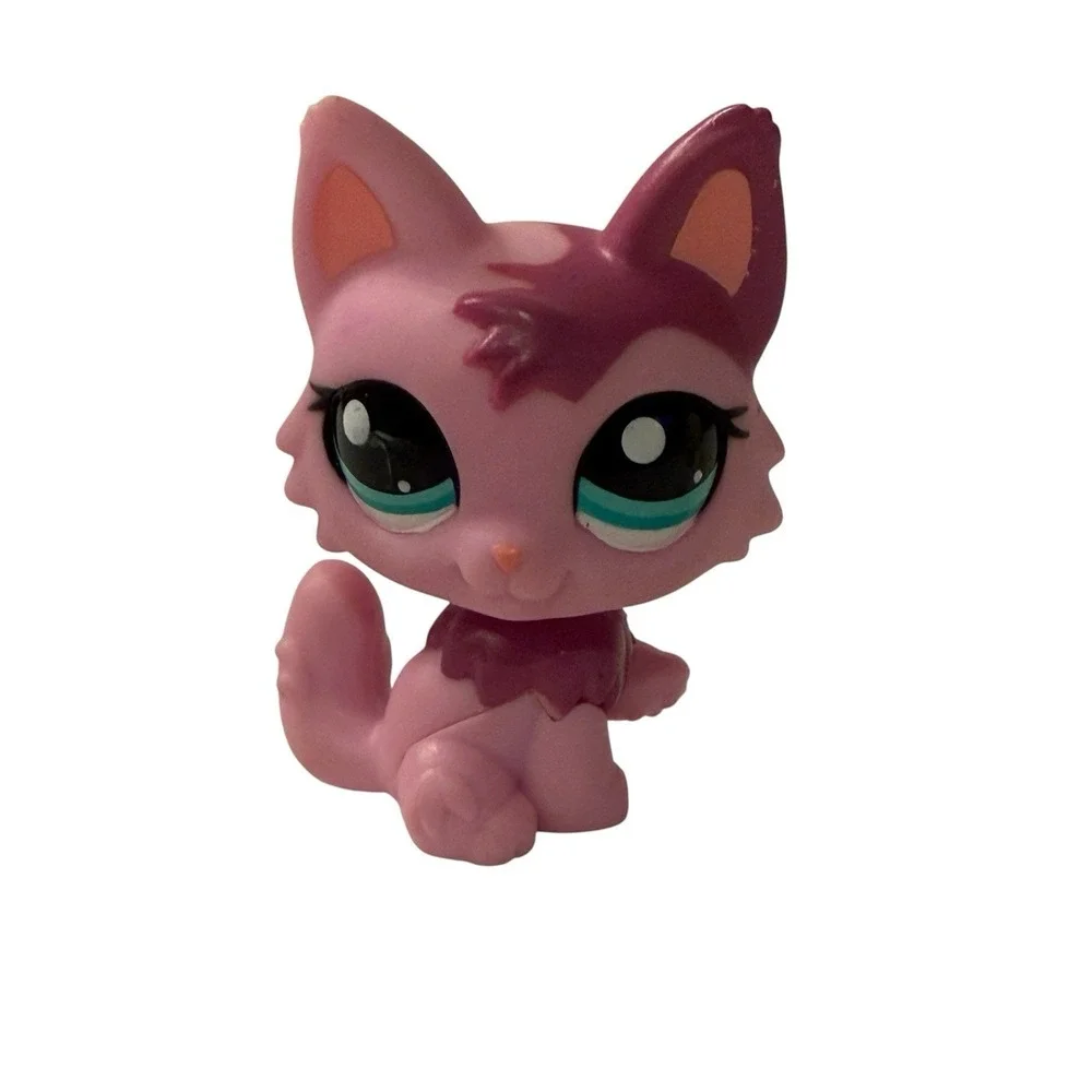 Littlest Pet Shop LPS G2 Easter Duo #2465 Wolf Cat & #2466 Lop Bunny